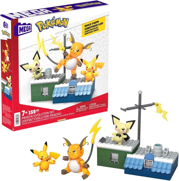 Mega Pokemon Pikachu Dönüşüm Seti HKT23 ürün görseli 1