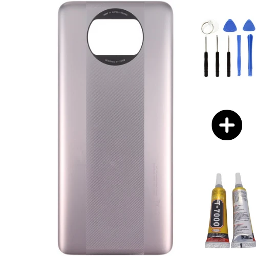 Xiaomi Poco Pocophone X3 Uyumlu Arka Pil Kapağı Gold + Montaj Seti ürün görseli 1