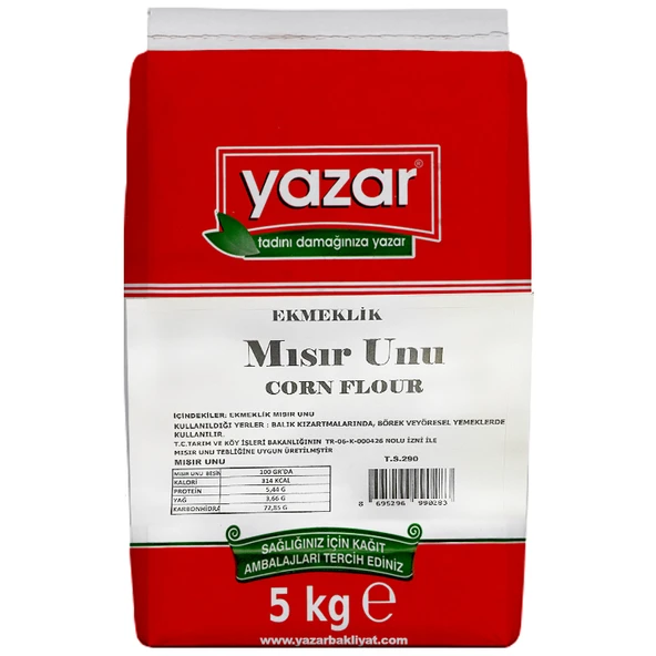 Yazar Ekmeklık (Karadeniz) Mısır Unu 5 Kg ürün görseli 1
