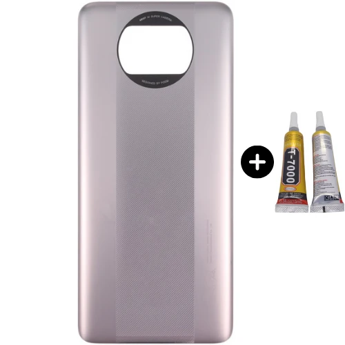 Xiaomi Poco Pocophone X3 Uyumlu Arka Pil Kapağı Gold + B7000 ürün görseli 1