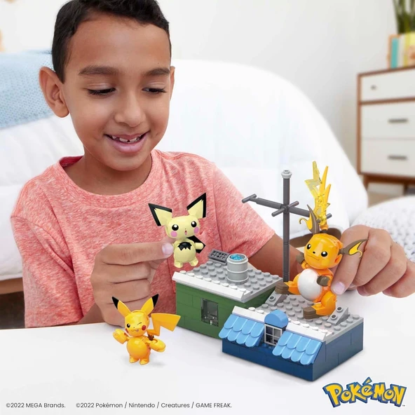 Mega Pokemon Pikachu Dönüşüm Seti HKT23 - Resim 2