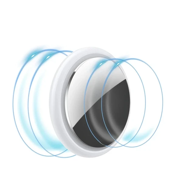 Apple AirTag Uyumlu 2 Ön 2 Arka Şeffaf Çizik koruyucu Nano Jelatin ürün görseli 1