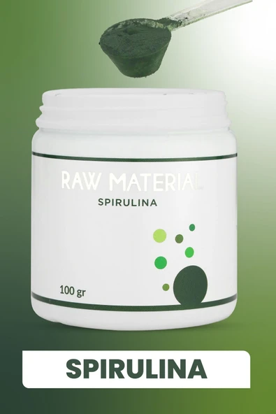 RAW Material Spirulina 100 gr - Resim 4