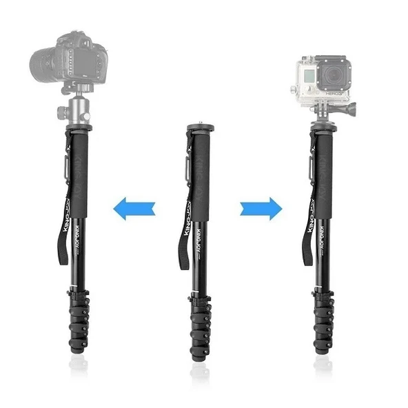 Kingjoy MP408F DSLR Video Kamera Monopod - Resim 4