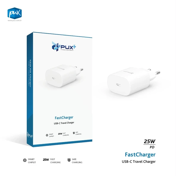 PUX PX-SC25 25W TYPE-C ŞARJ BAŞLIĞI ürün görseli 1