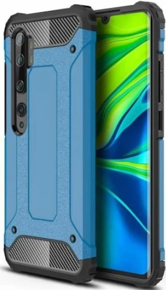 Xiaomi Mi Note 10 Lite Kılıf Armor Hybrid Zırh Silikon ürün görseli 1
