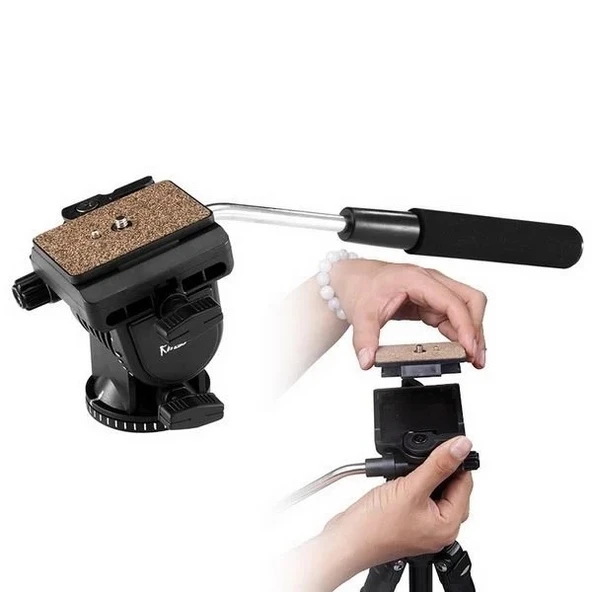 Kingjoy VT-1500 Video Kamera Tripod - Resim 5