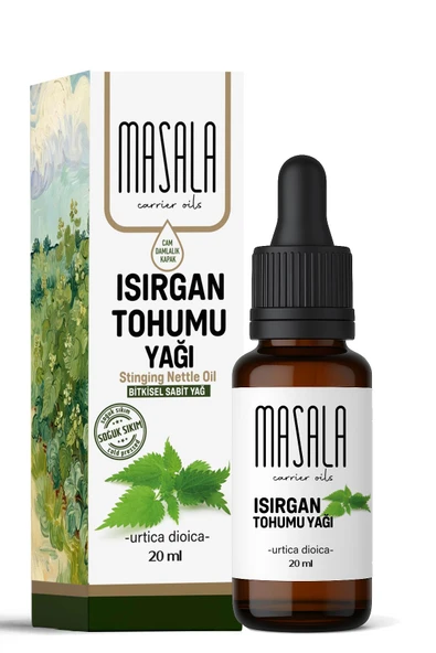 Isırgan Tohumu Yağı 20 ml – Soğuk Pres – %100 Saf ve Doğal – Urtica Dioica Seed Oil ürün görseli 1
