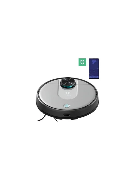 Viomi V2 Pro Vacuum Cleaner Lazer Sensör Akıllı Robot Süpürge - Resim 4