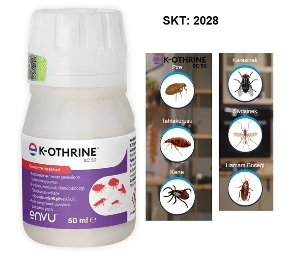 Bayer K-Othrine® SC 50 50ml Kokusuz Orijinal İlaç, Karınca, Kene, Sinek, Hamamböceği ürün görseli 1