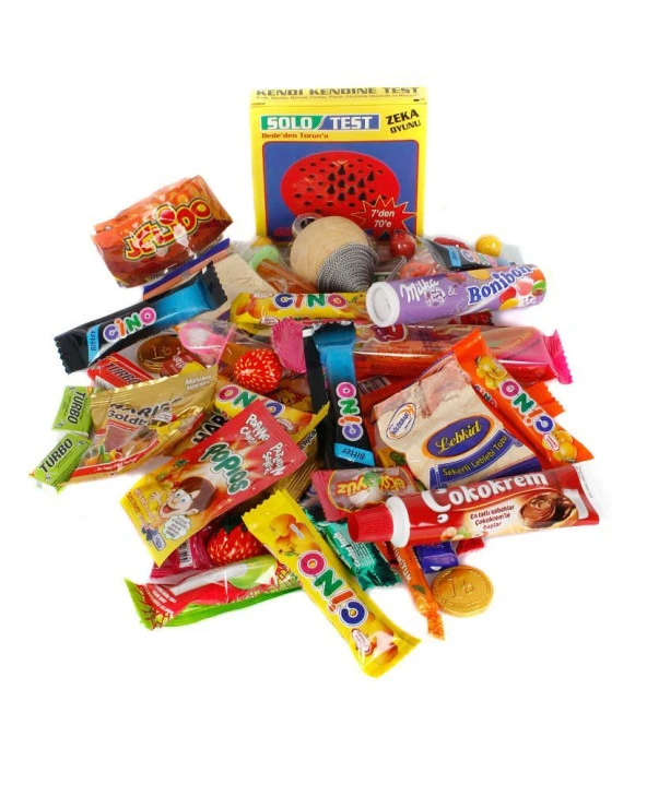 Nostaljik Bakkal Hediye Kutusu Orta Boy 80ler 90lar ürün görseli 1