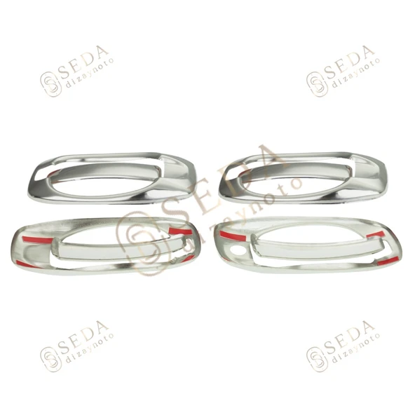 Citroen Nemo Minivan/Mpv 2007 > Kapı Kolu 4 Kapı 8 Prç. P. Çelik (Set) - Resim 3