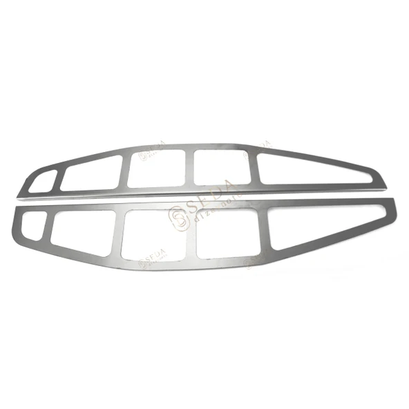 Fiat Doblo 1 Panel Van/Lav 2000 > 2006 Stop Çerçevesi 2 Prç. P. Çelik - Resim 3