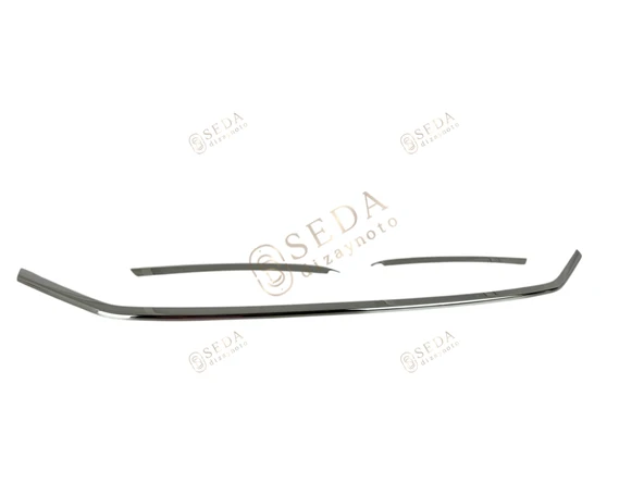 VW Jetta 6 SD 2011 > 2014 Ön Tampon Çıtası 2 Prç. P. Çelik ürün görseli 1