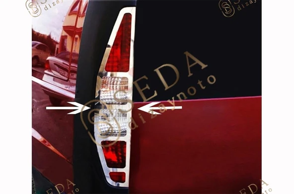 Fiat Doblo 1 Panel Van/Lav 2000 > 2006 Stop Çerçevesi 2 Prç. P. Çelik - Resim 5