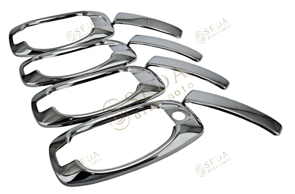 Citroen Nemo Minivan/Mpv 2007 > Kapı Kolu 4 Kapı 8 Prç. P. Çelik (Set) ürün görseli 1