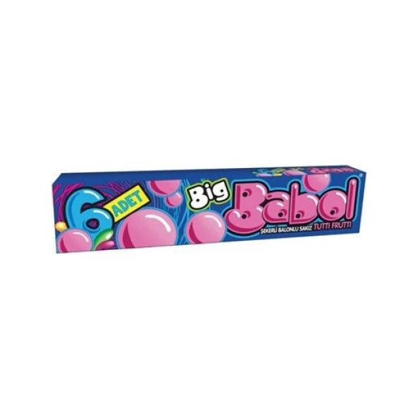 Big Babol Stick Tutti Frutti 18'li x 25 gr ürün görseli 1