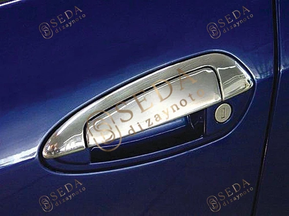 Fiat Grande Punto HB 2005 > Kapı Kolu 4 Kapı 8 Prç. P. Çelik (Set) - Resim 5