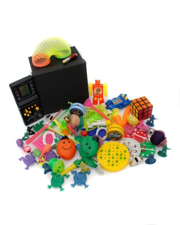 Öğretmenler Günü Nostaljik Özel Oyuncak Kutusu Siyah Tetrisli ürün görseli 1