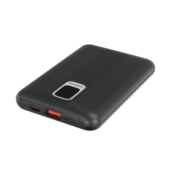 S-link G110 10000mAh PD20W+QC18W+HSC22.5W Siyah LCD Taşınabilir Pil Şarj Cihazı Powerbank ürün görseli 1