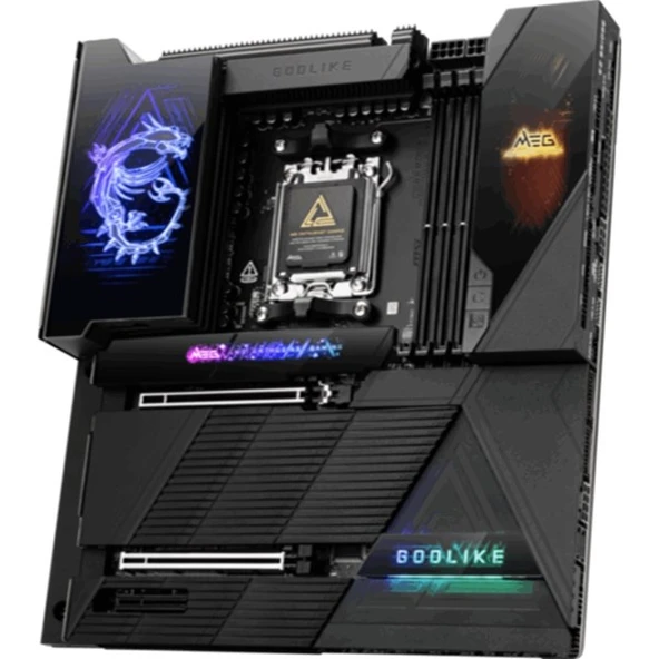 MSI MEG X870E GODLIKE WIFI-7 DDR5 HDMI DP PCIe 16X v5.0 AM5 ATX ürün görseli 1