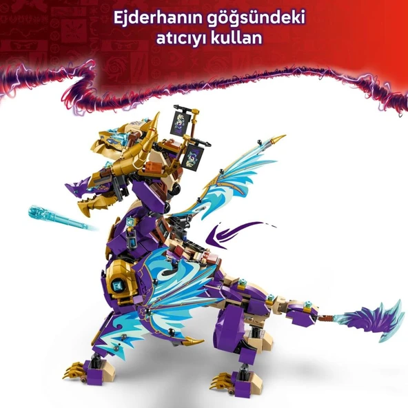 LEGO Nınjago 71836 Odak Ark Ejderhası (869 Parça) - Resim 7