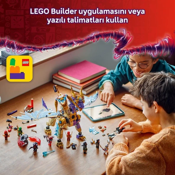 LEGO Nınjago 71836 Odak Ark Ejderhası (869 Parça) - Resim 9