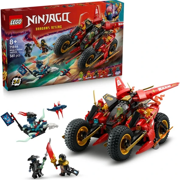 LEGO Ninjago 71844 Ninja Savaş Aracı (561 Parça) ürün görseli 1
