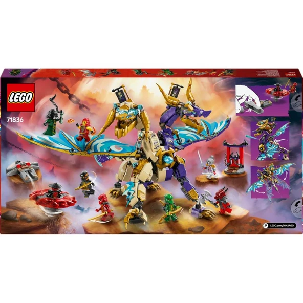 LEGO Nınjago 71836 Odak Ark Ejderhası (869 Parça) - Resim 4