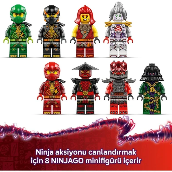 LEGO Nınjago 71836 Odak Ark Ejderhası (869 Parça) - Resim 8