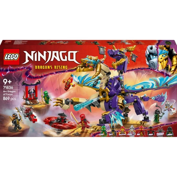 LEGO Nınjago 71836 Odak Ark Ejderhası (869 Parça) - Resim 3