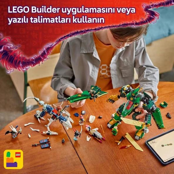 LEGO 71845  Nınjago® Lloyd’un Jet Robotu - Resim 7
