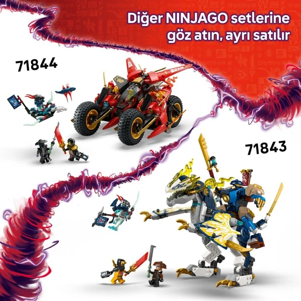 LEGO 71845  Nınjago® Lloyd’un Jet Robotu - Resim 8