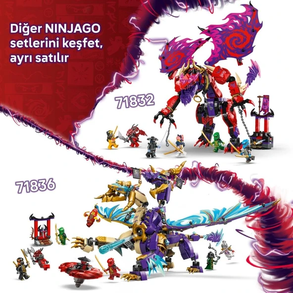 LEGO Nınjago 71836 Odak Ark Ejderhası (869 Parça) - Resim 10