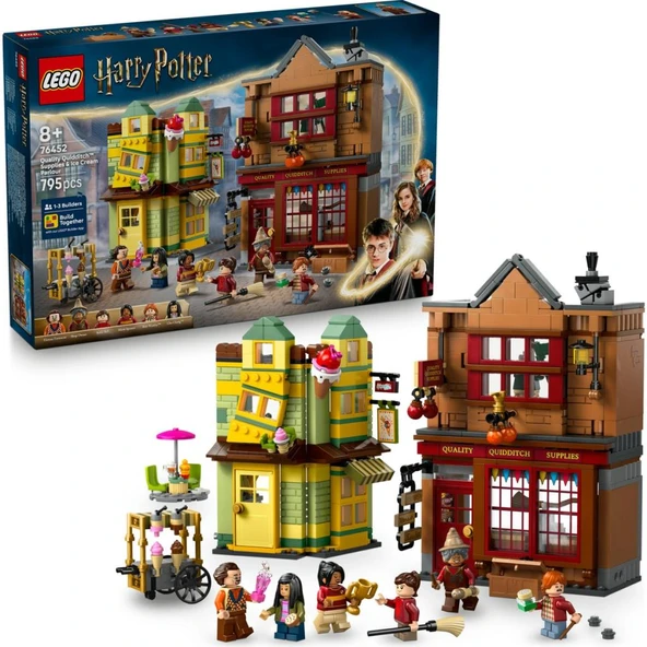 LEGO 76452 Harry Potter™ Kaliteli Quidditch™ Malzemeleri ve Dondurma Salonu ürün görseli 1