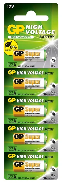 GP GP23A-C5 23A 12V Alkalin Spesifik 5'li Paket Pil Kumanda ürün görseli 1