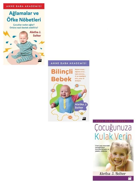 Bilinçli Bebek + Çocuğunuza Kulak Verin + Ağlamalar ve Öfke Nöbetleri (3 Kitap) ürün görseli 1