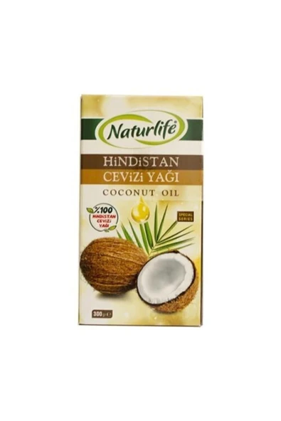 Naturlife Soğuk Sıkım Doğal Hindistan Cevizi Yağı 300 gr ürün görseli 1