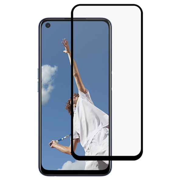 Oppo A52 Zore Kenarları Kırılmaya Dayanıklı Cam Ekran Koruyucu ürün görseli 1