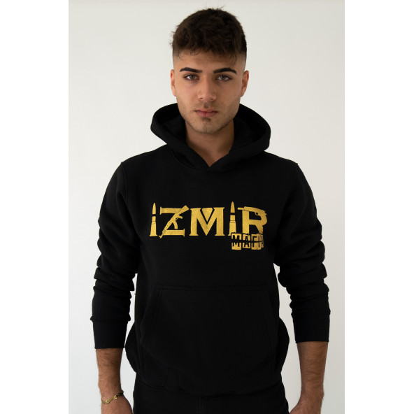 İzmir Mafia Erkek Kapüşonlu Sweatshirt ürün görseli 1