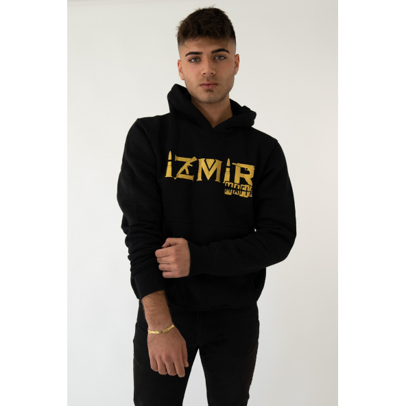 İzmir Mafia Erkek Kapüşonlu Sweatshirt - Resim 2