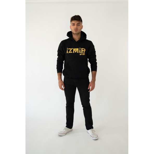 İzmir Mafia Erkek Kapüşonlu Sweatshirt - Resim 3
