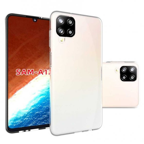 Galaxy A12 Kılıf Zore Süper Silikon ürün görseli 1
