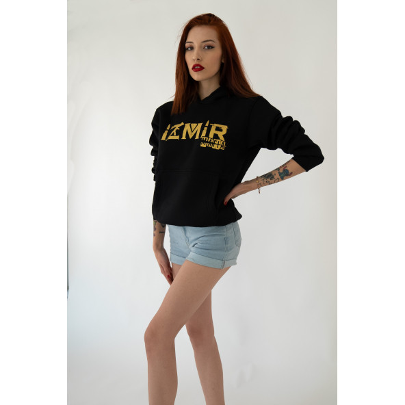İzmir Mafia Kapüşonlu Kadın Sweatshirt ürün görseli 1