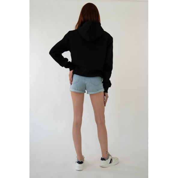 İzmir Mafia Kapüşonlu Kadın Sweatshirt - Resim 6