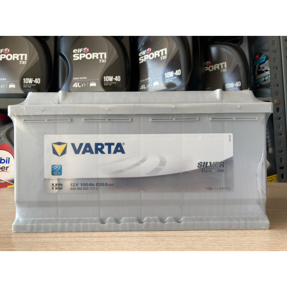 H3 12V 100 AMPER 830A EN VARTA AKÜ  ÜRETİM 2026 ürün görseli 1