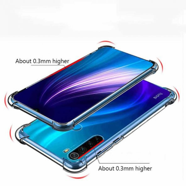 Xiaomi Redmi Note 8 Kılıf Zore Nitro Anti Shock Silikon ürün görseli 1