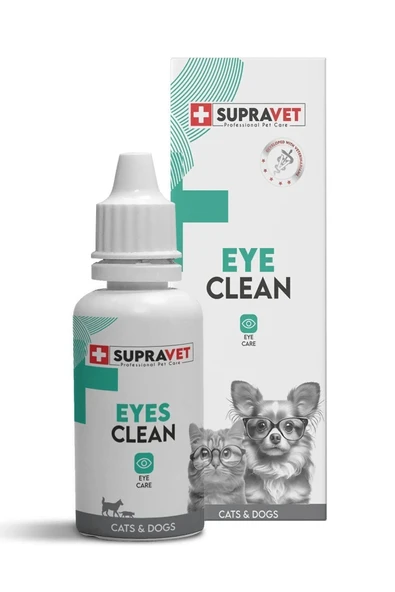 Supravet Eye Clean Kedi Köpek Göz Temizleme Solüsyonu 50 Ml ürün görseli 1