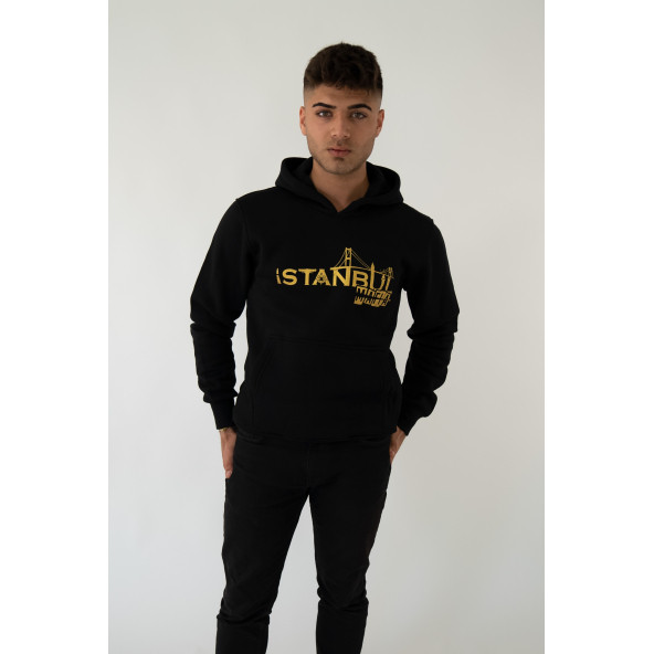 İstanbul Mafia Kapüşonlu Erkek Sweatshirt ürün görseli 1