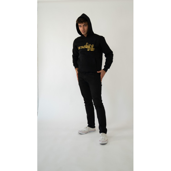 İstanbul Mafia Kapüşonlu Erkek Sweatshirt - Resim 6